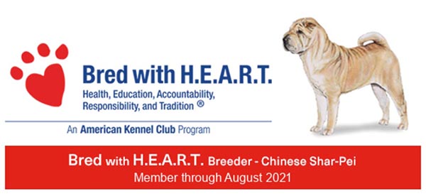 AKC Bred with HEART Banner